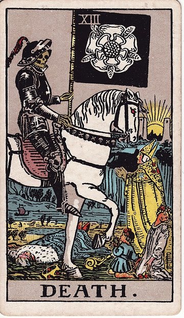 A Halál (Rider–Waite–Smith, 1909)