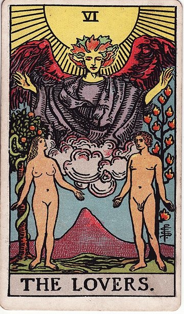 A Szeretők (Rider–Waite–Smith, 1909)