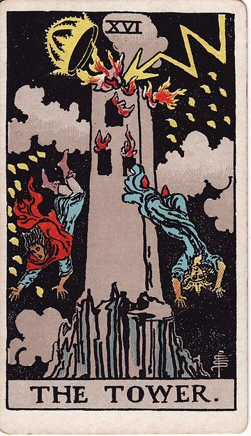 A Torony (Rider–Waite–Smith, 1909)