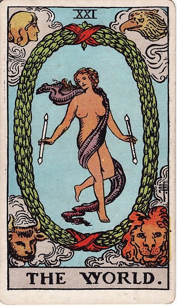 A Világ (Rider–Waite–Smith, 1909)