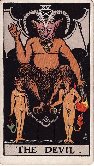 Az Ördög (Rider–Waite–Smith, 1909)