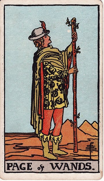 Botok Apródja (Rider–Waite–Smith, 1909)