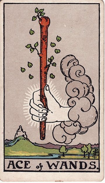 Botok Ásza (Rider–Waite–Smith, 1909)