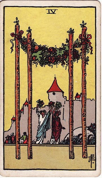 Botok Négyese (Rider–Waite–Smith, 1909)