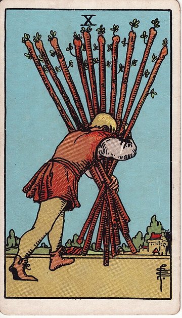 Botok Tízese (Rider–Waite–Smith, 1909)