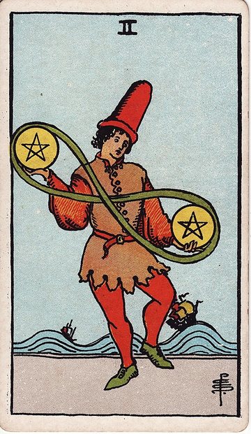 Érmék Kettese (Rider–Waite–Smith, 1909)
