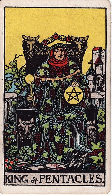 Érmék Királya (Rider–Waite–Smith, 1909)