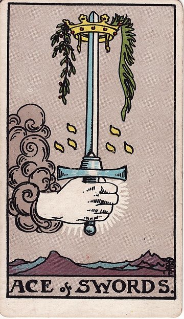 Kardok Ásza (Rider–Waite–Smith, 1909)