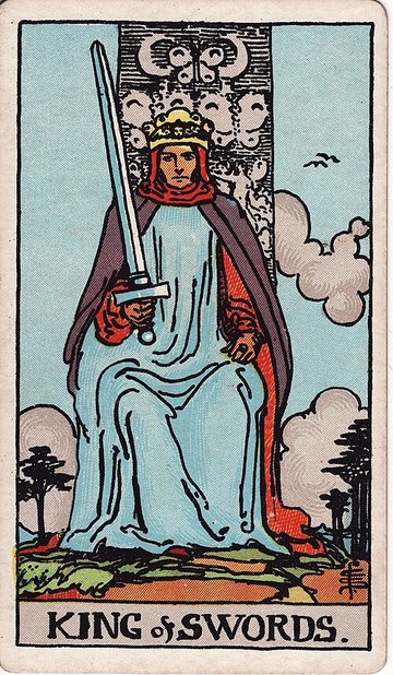 Kardok Királya (Rider–Waite–Smith, 1909)
