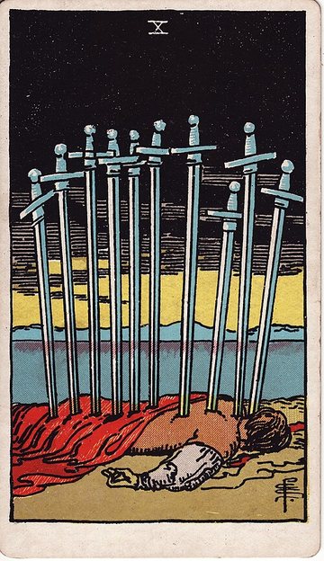 Kardok Tízese (Rider–Waite–Smith, 1909)