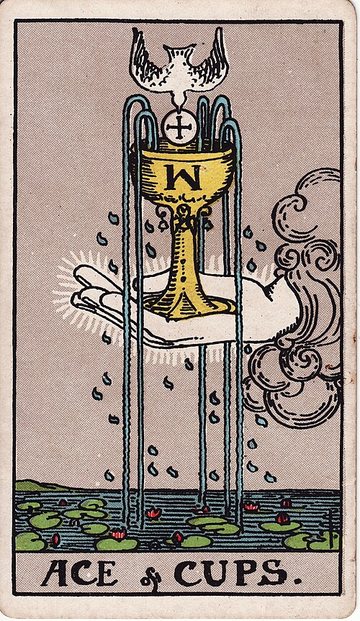 Kelyhek Ásza (Rider–Waite–Smith, 1909)