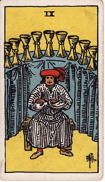 Kelyhek Kilencese (Rider–Waite–Smith, 1909)