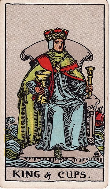 Kelyhek Királya (Rider–Waite–Smith, 1909)