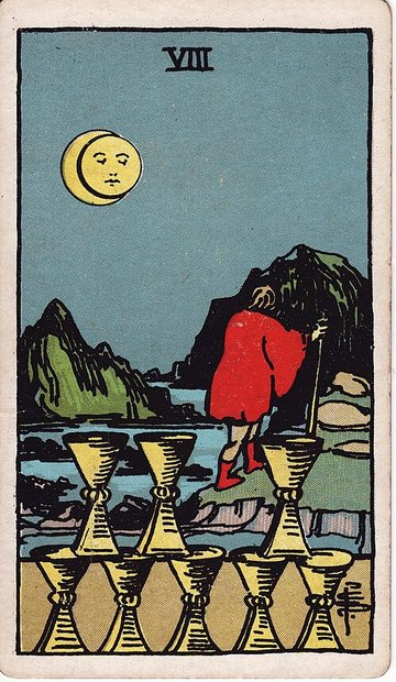 Kelyhek Nyolcasa (Rider–Waite–Smith, 1909)